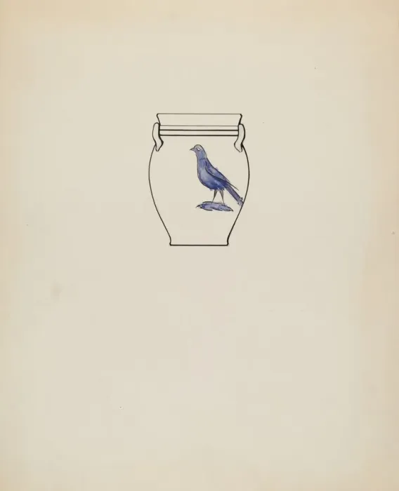 Framed Print : Jar, c. 1936. Creator: Yolande Delasser Framed Print : Jar, c. 1936. Creator: Yolande Delasser