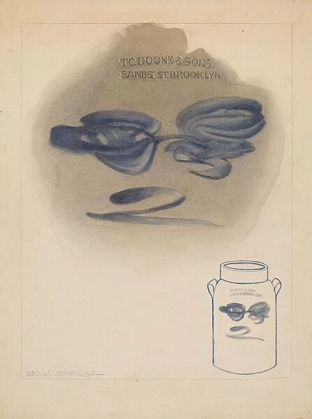Jar, c. 1937. Creator: George Loughridge