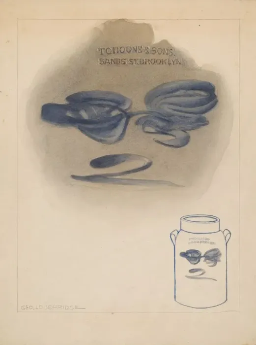Framed Print : Jar, c. 1937. Creator: George Loughridge Framed Print : Jar, c. 1937. Creator: George Loughridge