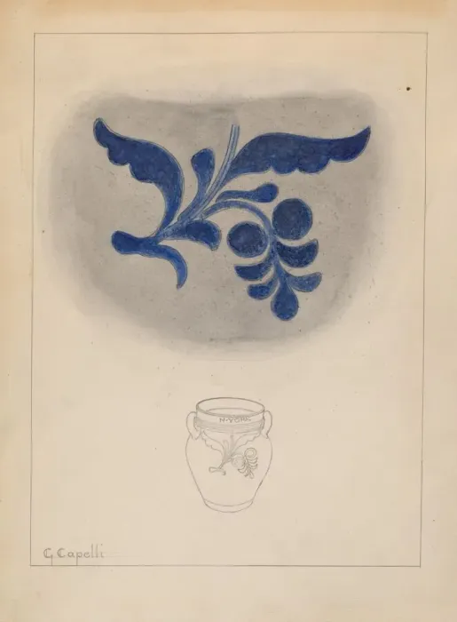 Framed Print : Jar, c. 1937. Creator: Giacinto Capelli Framed Print : Jar, c. 1937. Creator: Giacinto Capelli