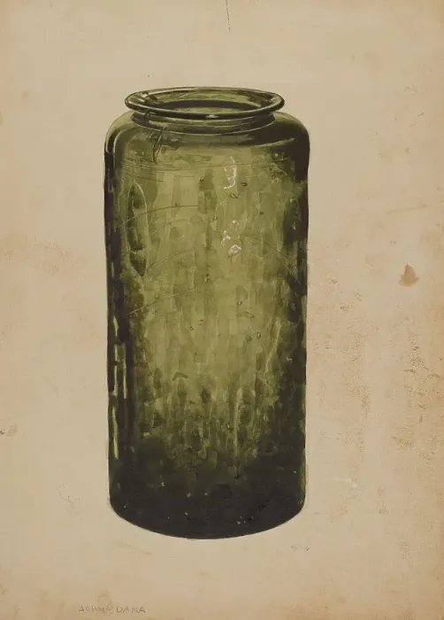 Framed Print : Jar, c. 1937. Creator: John Dana Framed Print : Jar, c. 1937. Creator: John Dana