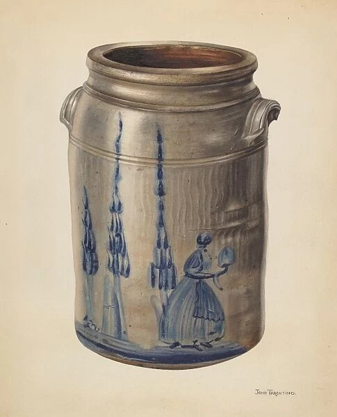 Jar, c. 1937. Creator: John Tarantino
