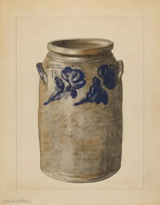 Framed Print : Jar, c. 1937. Creator: Yolande Delasser Framed Print : Jar, c. 1937. Creator: Yolande Delasser