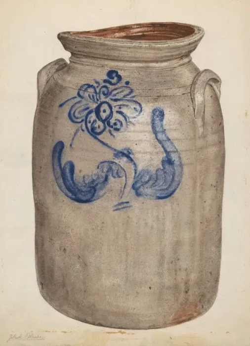 Framed Print : Jar, c. 1937. Creator: Yolande Delasser Framed Print : Jar, c. 1937. Creator: Yolande Delasser