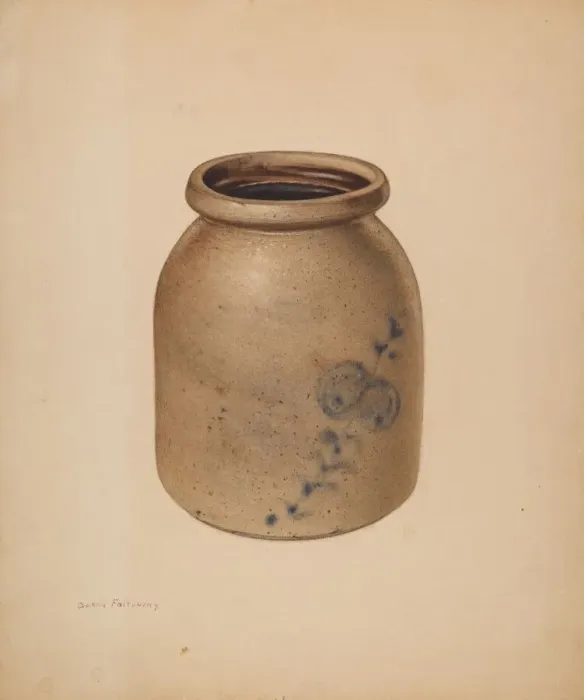Framed Print : Jar, c. 1938. Creator: Aaron Fastovsky Framed Print : Jar, c. 1938. Creator: Aaron Fastovsky