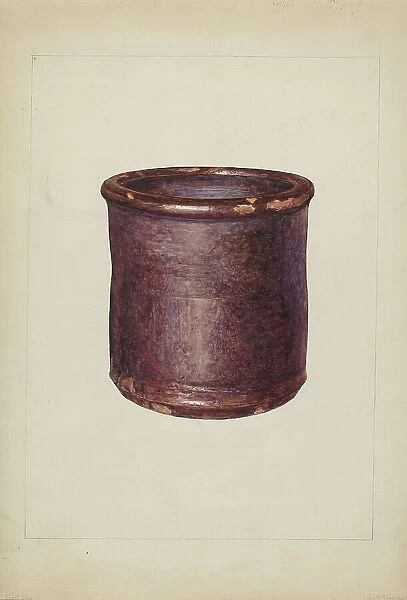 Jar, c. 1938. Creator: Howell Rosenbaum