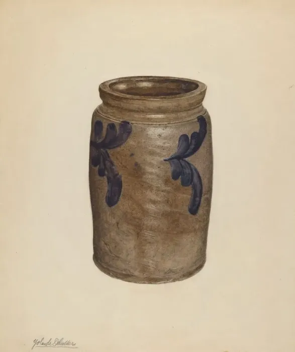Framed Print : Jar, c. 1938. Creator: Yolande Delasser Framed Print : Jar, c. 1938. Creator: Yolande Delasser