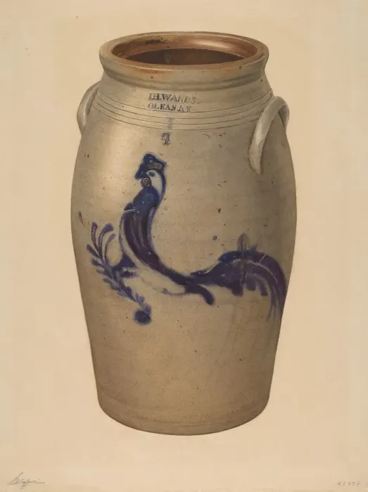 Framed Print : Jar, c. 1940. Creator: Giacinto Capelli Framed Print : Jar, c. 1940. Creator: Giacinto Capelli