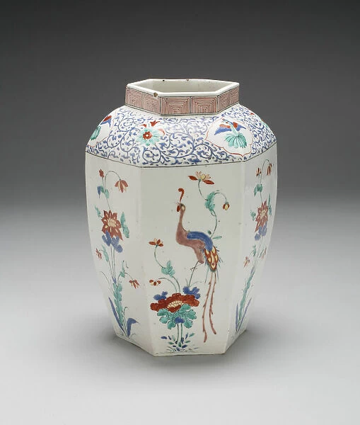 Jar, Chelsea, 1750  /  52. Creator: Chelsea Porcelain Manufactory