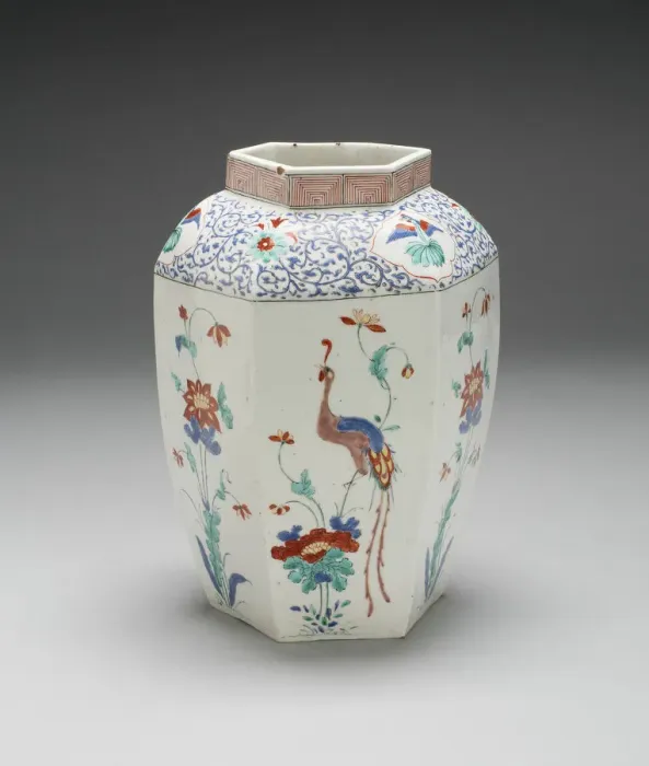 Framed Print : Jar, Chelsea, 1750 / 52. Creator: Chelsea Porcelain Manufactory Framed Print : Jar, Chelsea, 1750 / 52. Creator: Chelsea Porcelain Manufactory