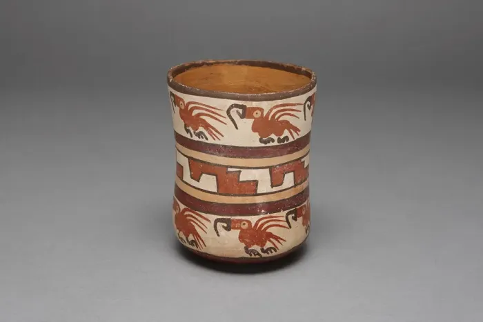 Framed Print : Jar Depicting Rows of Macaws and Abstract Stepped Motif, 180 B. C. / A. D. 500 Framed Print : Jar Depicting Rows of Macaws and Abstract Stepped Motif, 180 B. C. / A. D. 500
