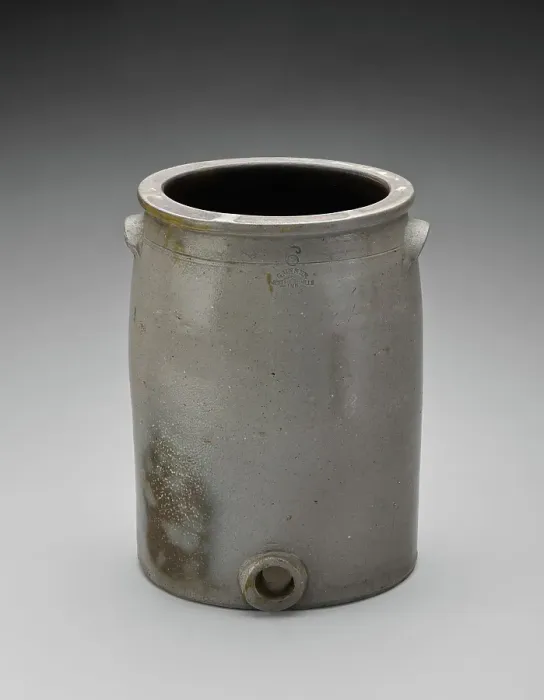Framed Print : Jar with drain hole, about 1860-1880. Creator: George Unser Framed Print : Jar with drain hole, about 1860-1880. Creator: George Unser