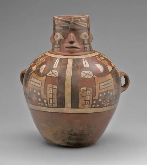 Framed Print : Jar in the Form of an Abstract Human Figure, A. D. 700 / 1000. Creator: Unknown Framed Print : Jar in the Form of an Abstract Human Figure, A. D. 700 / 1000. Creator: Unknown