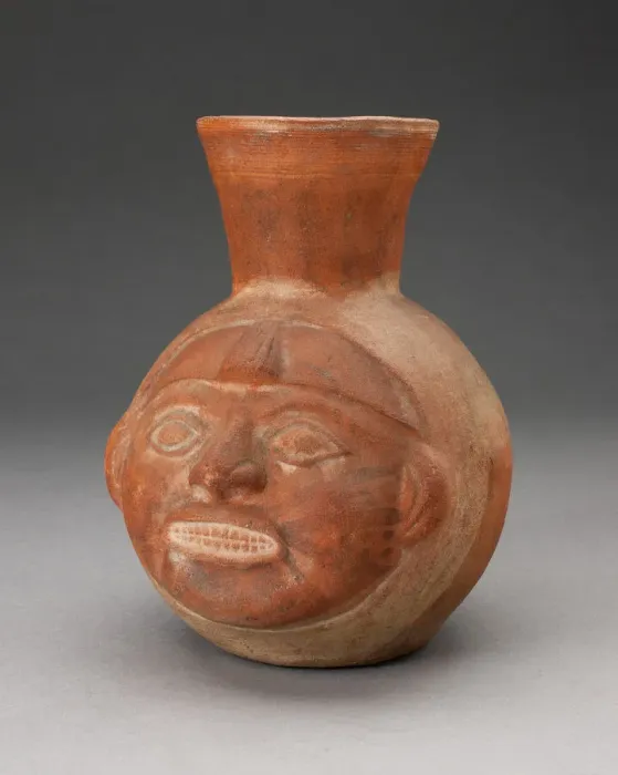 Framed Print : Jar in the Form of a Human Head with Face Painting and Showing Teeth, 100 B. C. / A. D. 500 Framed Print : Jar in the Form of a Human Head with Face Painting and Showing Teeth, 100 B. C. / A. D. 500