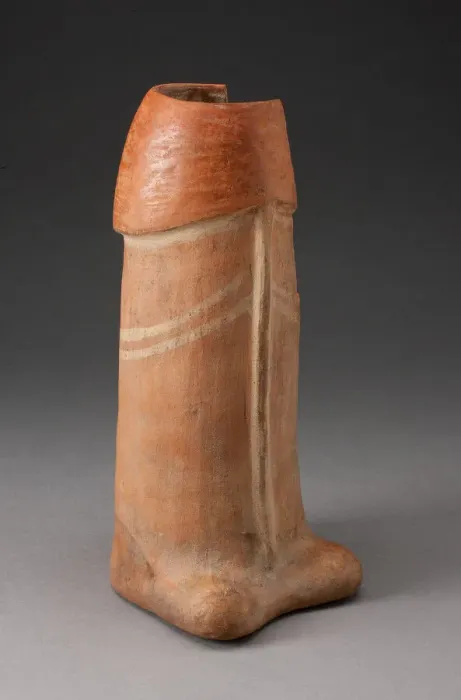 Framed Print : Jar in the Form of a Phallus, 100 B. C. / A. D. 500. Creator: Unknown Framed Print : Jar in the Form of a Phallus, 100 B. C. / A. D. 500. Creator: Unknown