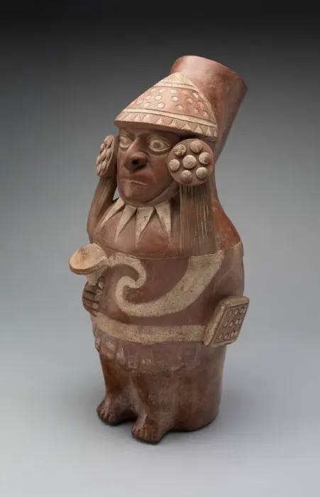 Framed Print : Jar in the Form of a Standing Figure, 100 B. C. / A. D. 500. Creator: Unknown Framed Print : Jar in the Form of a Standing Figure, 100 B. C. / A. D. 500. Creator: Unknown