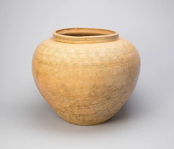 Jar (Guan), Eastern Han dynasty (A. D. 25-220), 1st  /  2nd century A. D. Creator: Unknown