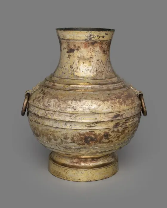 Framed Print : Jar (hu or zhong), Western Han dynasty (206 B. C. -A. D. 9). Creator: Unknown Framed Print : Jar (hu or zhong), Western Han dynasty (206 B. C. -A. D. 9). Creator: Unknown
