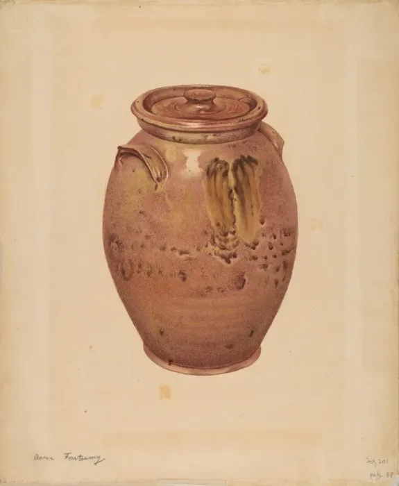 Framed Print : Jar, probably 1940. Creator: Aaron Fastovsky Framed Print : Jar, probably 1940. Creator: Aaron Fastovsky
