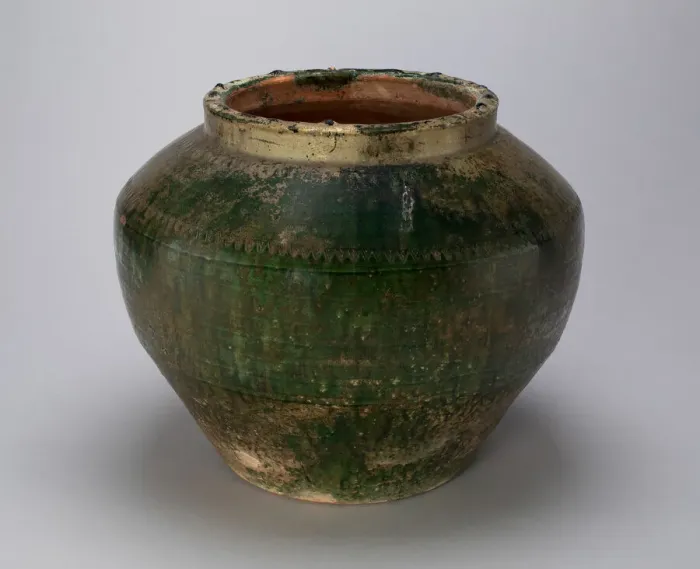 Framed Print : Jar with Sawtooth and Encircling Bands, Eastern Han dynasty (A. D. 25-220) Framed Print : Jar with Sawtooth and Encircling Bands, Eastern Han dynasty (A. D. 25-220)