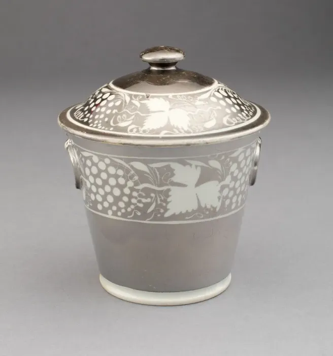 Framed Print : Jar, Staffordshire, 1810 / 20. Creator: Staffordshire Potteries Framed Print : Jar, Staffordshire, 1810 / 20. Creator: Staffordshire Potteries