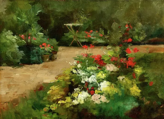Framed Print : Jardin. Creator: Caillebotte; Gustave (1848-1894) Framed Print : Jardin. Creator: Caillebotte; Gustave (1848-1894)