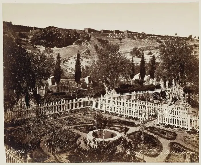 Framed Print : Jardin De Gethseman #303, Printed c.1870. Creator: Felix Bonfils Framed Print : Jardin De Gethseman #303, Printed c.1870. Creator: Felix Bonfils