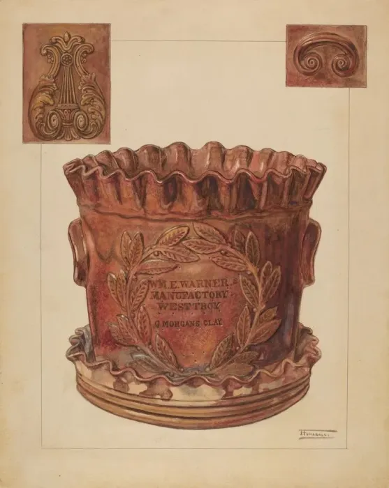 Framed Print : Jardiniere, c. 1936. Creator: Frank Fumagalli Framed Print : Jardiniere, c. 1936. Creator: Frank Fumagalli