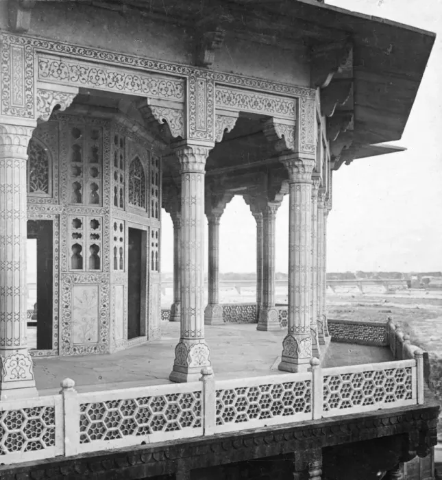 Framed Print : Jasmine Tower, Agra Fort, Agra, India, early 20th century. Artist: H Hands & Son Framed Print : Jasmine Tower, Agra Fort, Agra, India, early 20th century. Artist: H Hands & Son