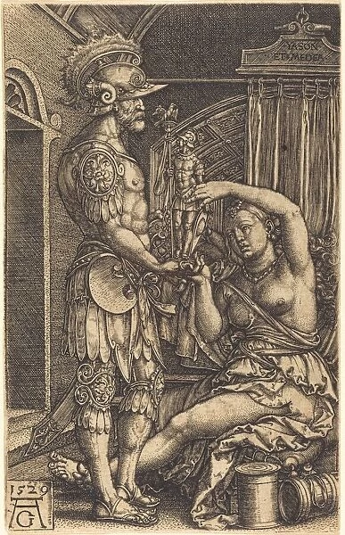 Jason and Medea, 1529. Creator: Heinrich Aldegrever