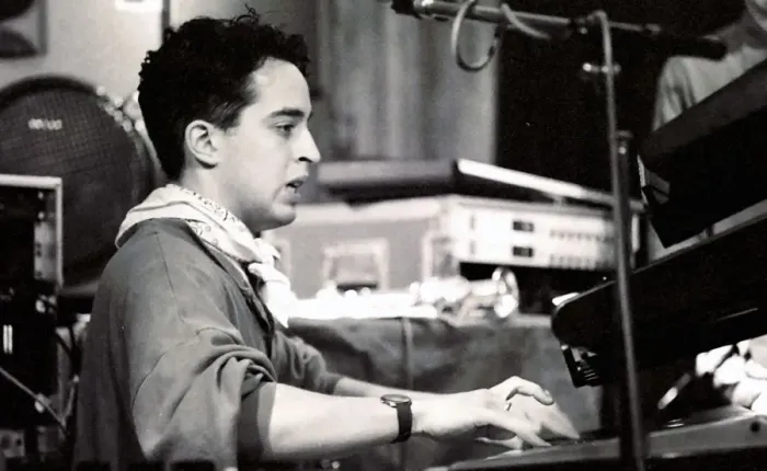 Framed Print : Jason Rebello, Tenor Clef, 1991. Artist: Brian O Connor Framed Print : Jason Rebello, Tenor Clef, 1991. Artist: Brian O Connor