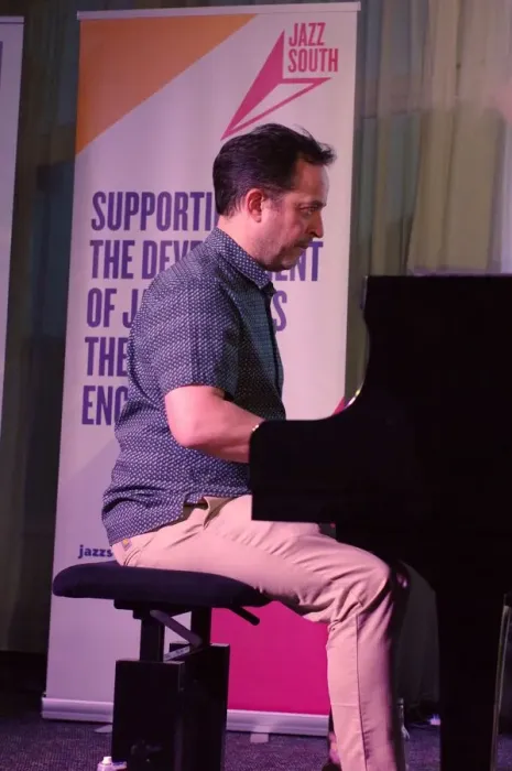Framed Print : Jason Rebello, Watermill Jazz Club, Dorking, Surrey, 2 July 2019. Creator: Brian O Connor Framed Print : Jason Rebello, Watermill Jazz Club, Dorking, Surrey, 2 July 2019. Creator: Brian O Connor