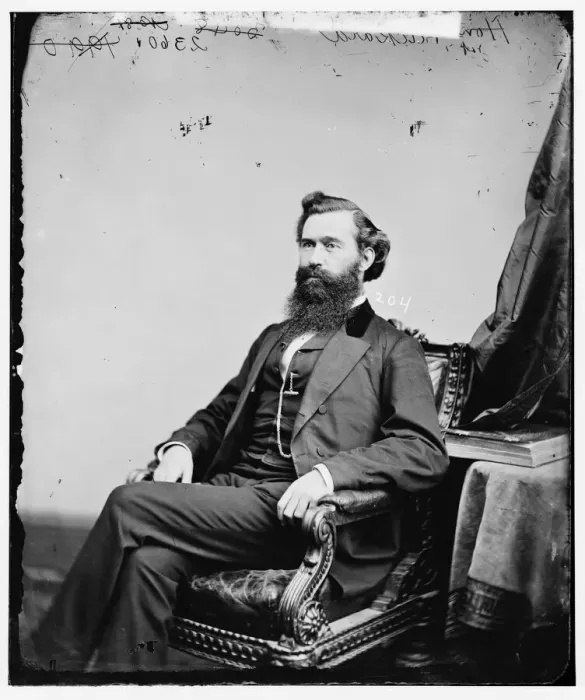 Framed Print : Jasper Packard of Indiana, between 1860 and 1875. Creator: Unknown Framed Print : Jasper Packard of Indiana, between 1860 and 1875. Creator: Unknown
