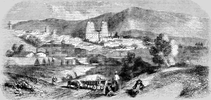 Framed Print : Jassy, the Capital of Moldavia; Daunbian Principalities 1854, 1854. Creator: Unknown