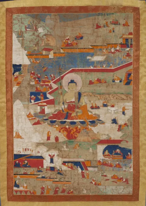 Framed Print : Jataka, End of 17th-Early 18th cen Framed Print : Jataka, End of 17th-Early 18th cen