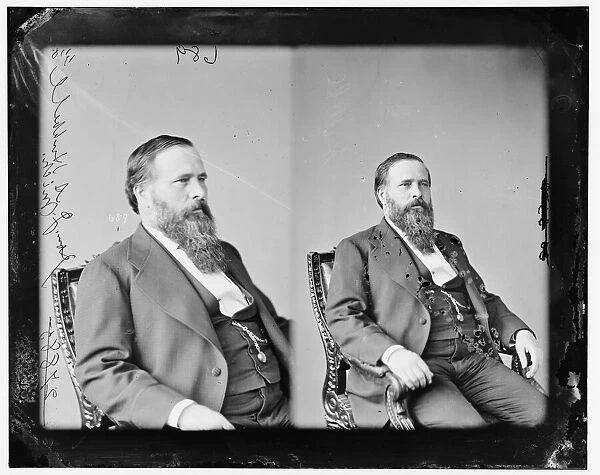 Jay Abel Hubbell of Michigan, 1874. Creator: Unknown