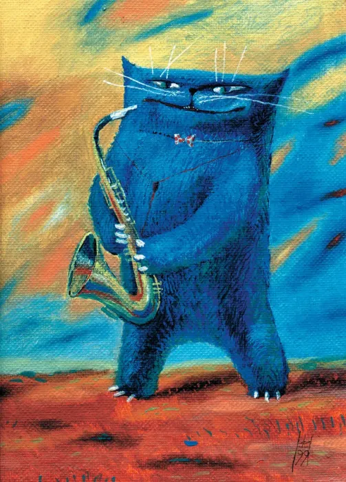 Framed Print : Jazz. Artist: Ilichev, Igor Framed Print : Jazz. Artist: Ilichev, Igor