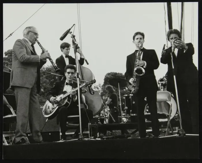 Framed Print : Jazz at Knebworth, Hertfordshire, 1982. Artist: Denis Williams Framed Print : Jazz at Knebworth, Hertfordshire, 1982. Artist: Denis Williams