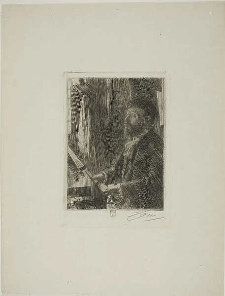 J.B. Faure, 1891. Creator: Anders Leonard Zorn