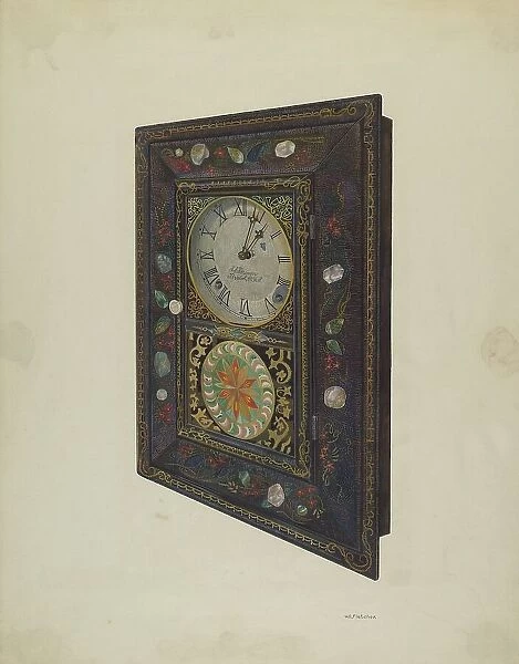 J.C. Brown Clock, probably 1940. Creator: William O. Fletcher