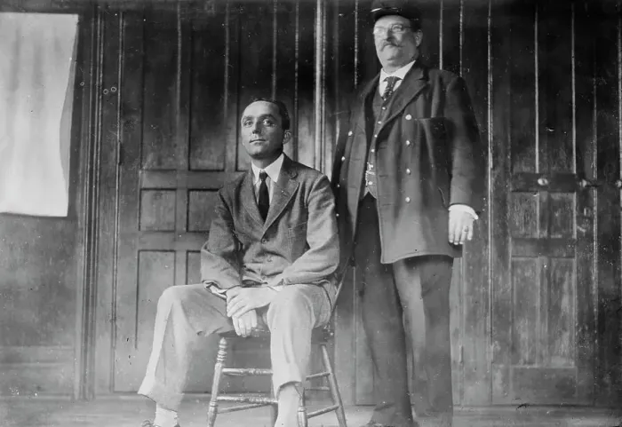 Framed Print : J.C. Garrison and Keeper, Simon. between c1910 and c1915. Creator: Bain News Service Framed Print : J.C. Garrison and Keeper, Simon. between c1910 and c1915. Creator: Bain News Service
