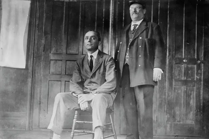 Framed Print : J.C. Garrison and Keeper, Simon. between c1910 and c1915. Creator: Bain News Service Framed Print : J.C. Garrison and Keeper, Simon. between c1910 and c1915. Creator: Bain News Service