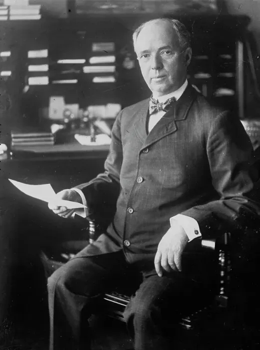 Framed Print : J.D. Archbold, seated holding paper, 1911. Creator: Bain News Service Framed Print : J.D. Archbold, seated holding paper, 1911. Creator: Bain News Service