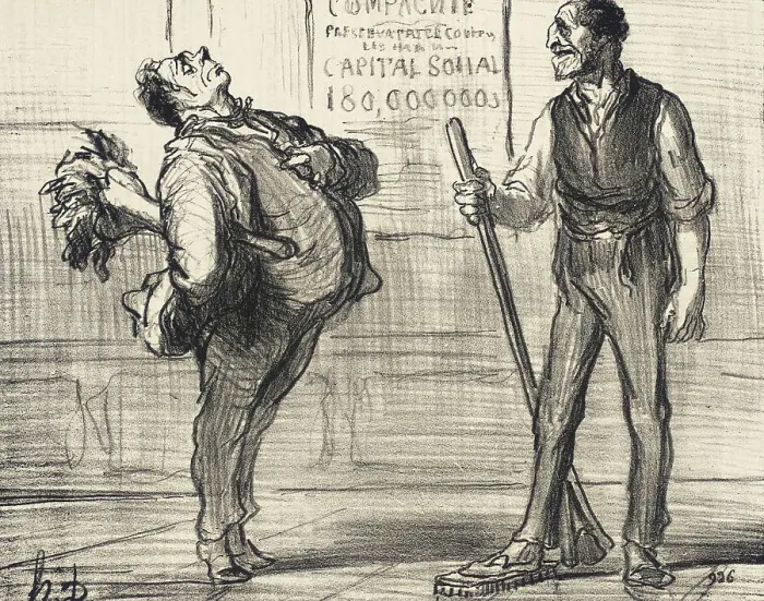 Framed Print : Je ne vois pas pourquoi on ne nous nommerait pas aussi.. 1856. Creator: Honore Daumier Framed Print : Je ne vois pas pourquoi on ne nous nommerait pas aussi.. 1856. Creator: Honore Daumier