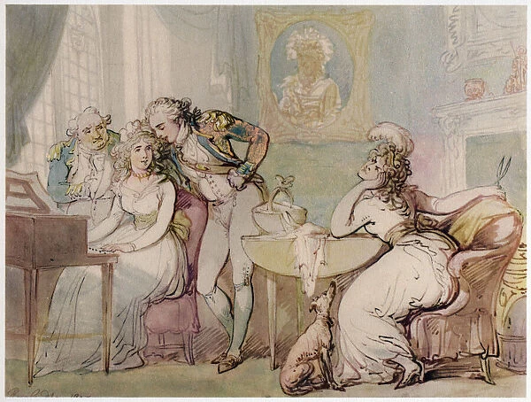 Jealousy, the Rival, 1803. Creator: Thomas Rowlandson