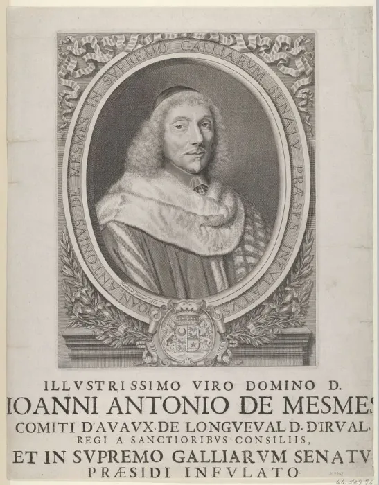 Framed Print : Jean-Antoine de Mesmes, 1658. Creator: Robert Nanteuil Framed Print : Jean-Antoine de Mesmes, 1658. Creator: Robert Nanteuil
