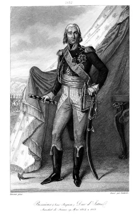 Framed Print : Jean Baptiste Bessieres (1768-1813), Duke of Istria, 1839. Artist: Ladoerer Framed Print : Jean Baptiste Bessieres (1768-1813), Duke of Istria, 1839. Artist: Ladoerer
