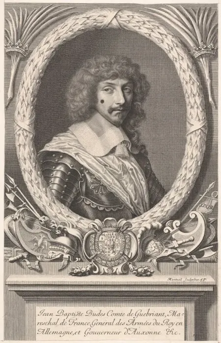 Framed Print : Jean-Baptiste Budes de Guebriant, 1655. Creator: Robert Nanteuil Framed Print : Jean-Baptiste Budes de Guebriant, 1655. Creator: Robert Nanteuil