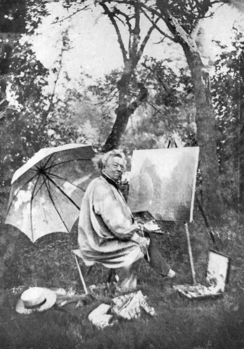 Framed Print : Jean Baptiste Camille Corot, French artist, c1845-1875 Framed Print : Jean Baptiste Camille Corot, French artist, c1845-1875