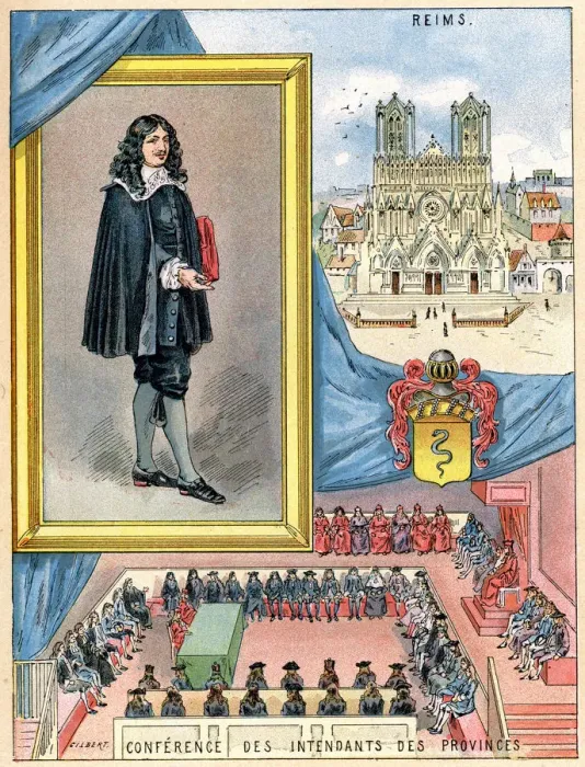 Framed Print : Jean-Baptiste Colbert, French minister of finance, 1898. Artist: Gilbert Framed Print : Jean-Baptiste Colbert, French minister of finance, 1898. Artist: Gilbert